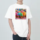 kiko505のカラフル　アイスクリーム Heavyweight T-Shirt