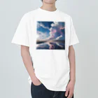 chan-takehaniの天空の鏡  ヘビーウェイトTシャツ