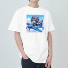 valtanamnのでふぉるめタッチな狸が操縦するレシプロ戦闘機 Heavyweight T-Shirt