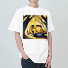 雑貨屋猫布団の黄色の外車 Heavyweight T-Shirt