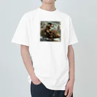 yokoana_zakkaの赤（セキ）の国の戦闘員 Heavyweight T-Shirt