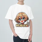 Kusareshiroの金髪ショートカット眼鏡美少女ちゃん Heavyweight T-Shirt