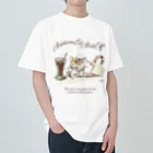 喫茶Noizmのいたずら猫と珈琲の出会い ヘビーウェイトTシャツ