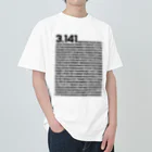 alonerbgの3.14 円周率の日 数学 非合理数 円周率 ヘビーウェイトTシャツ