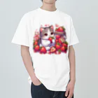 いちごと一緒🍓のいちごと猫シリーズ Heavyweight T-Shirt