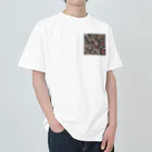 白ティー専門店の白Tシャツ　バーバーショップイメージ ヘビーウェイトTシャツ