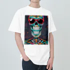 Skeletonのダイナミックなガイコツアート！ Heavyweight T-Shirt