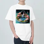 AQUAMETAVERSEの花を飾るインテリア　なでしこ1478 ヘビーウェイトTシャツ