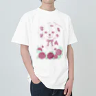 つぴつぴシジュウカラのCute spotted Dalmatian ヘビーウェイトTシャツ