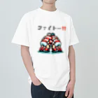 癒やしの『福ちゃん』のダブルスクラム ヘビーウェイトTシャツ