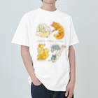 タタナ幻獣館のCHEESE CHEESE FOXES ヘビーウェイトTシャツ