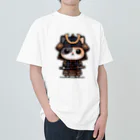 にゃんラボの武士にゃんこ２ ヘビーウェイトTシャツ