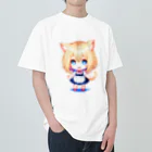 KAZAHANAの8-BITnekomimiMaid ヘビーウェイトTシャツ