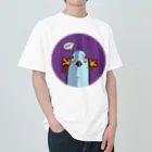 EXPigeonのHug Bird with love ヘビーウェイトTシャツ