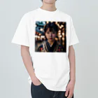 yuyuu_youtubeの着物の少女 Heavyweight T-Shirt