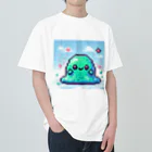 ドットイラストTシャツのドット絵　スライム ヘビーウェイトTシャツ