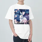 星降る夜にのsakura_rabbit Heavyweight T-Shirt