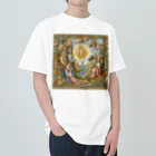 Qten369の絵画をモチーフ Heavyweight T-Shirt