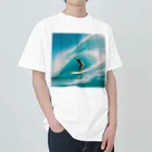 Dorara14の海とサーファー Heavyweight T-Shirt