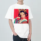 AQUAMETAVERSEの錦絵の微笑 Marsa 106 Heavyweight T-Shirt