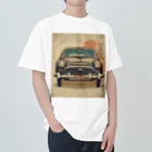 Unique ExistenceのVintage car2 Heavyweight T-Shirt