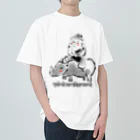 坊さん玩具工房の犀の角（パーリ語ver.） Heavyweight T-Shirt