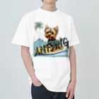 ANFANG のANFANG 波乗りヨーキー Heavyweight T-Shirt