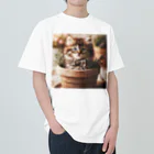 yuo1040yamato Soraの初めて作りました 猫さん Heavyweight T-Shirt