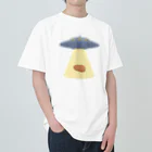 fooddesign-comのグルメな宇宙人 ヘビーウェイトTシャツ