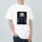 madaga-skullのドットスカル ヘビーウェイトTシャツ