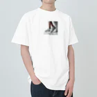 アミュペンの白いスニーカー Heavyweight T-Shirt