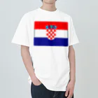 お絵かき屋さんのクロアチアの国旗 ヘビーウェイトTシャツ