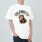 Celebrity Dogs〜セレブリティな犬たち〜のセレブリティ犬　〜コーギー〜 ヘビーウェイトTシャツ