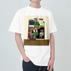 草加明良の本棚のイラスト Heavyweight T-Shirt