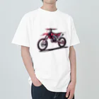 Bikers' Galleryのオフロードバイク デザイン モトクロス  ヘビーウェイトTシャツ