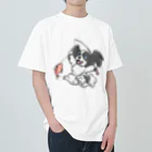 POP T’s DINERのフィッシングパピヨンくん Heavyweight T-Shirt