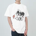 POP T’s DINERのフィッシングパピヨンくん ヘビーウェイトTシャツ