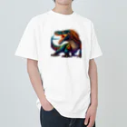 万事屋の鮮やかな色合いのコモドオオトカゲ Heavyweight T-Shirt