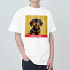 Design.DachsのI LOVE DACHS_02 Heavyweight T-Shirt