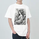 AI Fantasy Art ShopのIn the swirling world⑦ Heavyweight T-Shirt