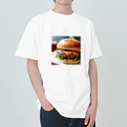 オリジナルグッズショップ KIJITORAのDELICIOUS BURGER Heavyweight T-Shirt