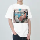 Kotoha-shopの桜の森で読書会 Heavyweight T-Shirt