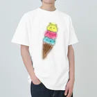 yuruchara_creatureの今にも溶けそうなアイス Heavyweight T-Shirt