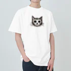 @猫グッズ製作所のねこ落書き ヘビーウェイトTシャツ