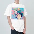 yozoraniyumeoの魔法女子中学少女 Heavyweight T-Shirt