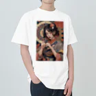 Omaniの浮世絵風美女 Heavyweight T-Shirt