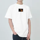 AItamの炎の守護者「炎タイプの猫」 Heavyweight T-Shirt