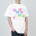 花色蓮人のきらきらキャンディー Heavyweight T-Shirt