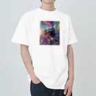 幻想ラボの「ガラスの次元を越える旅」 Heavyweight T-Shirt