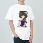 おもち。もちふわのメイク中 Heavyweight T-Shirt